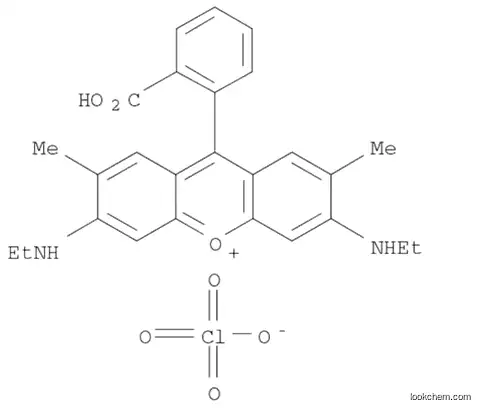 Molecular Structure of 62669-66-3 (RHODAMINE 19 PERCHLORATE)